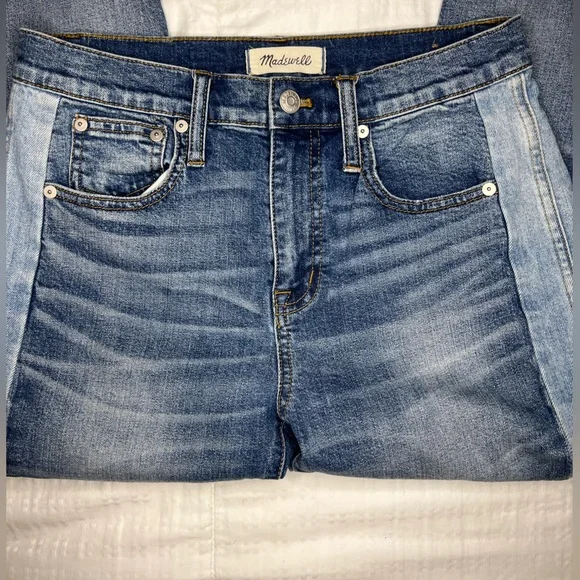 Madewell Cruiser Straight Crop Jeans: Pieced Edition - Picture 7 of 7